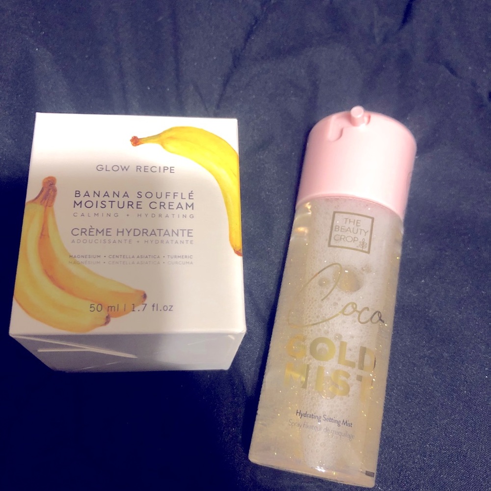 Moisture cream and Hydrating setting mist